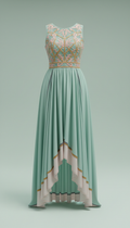 Mint Green Fusion Dress